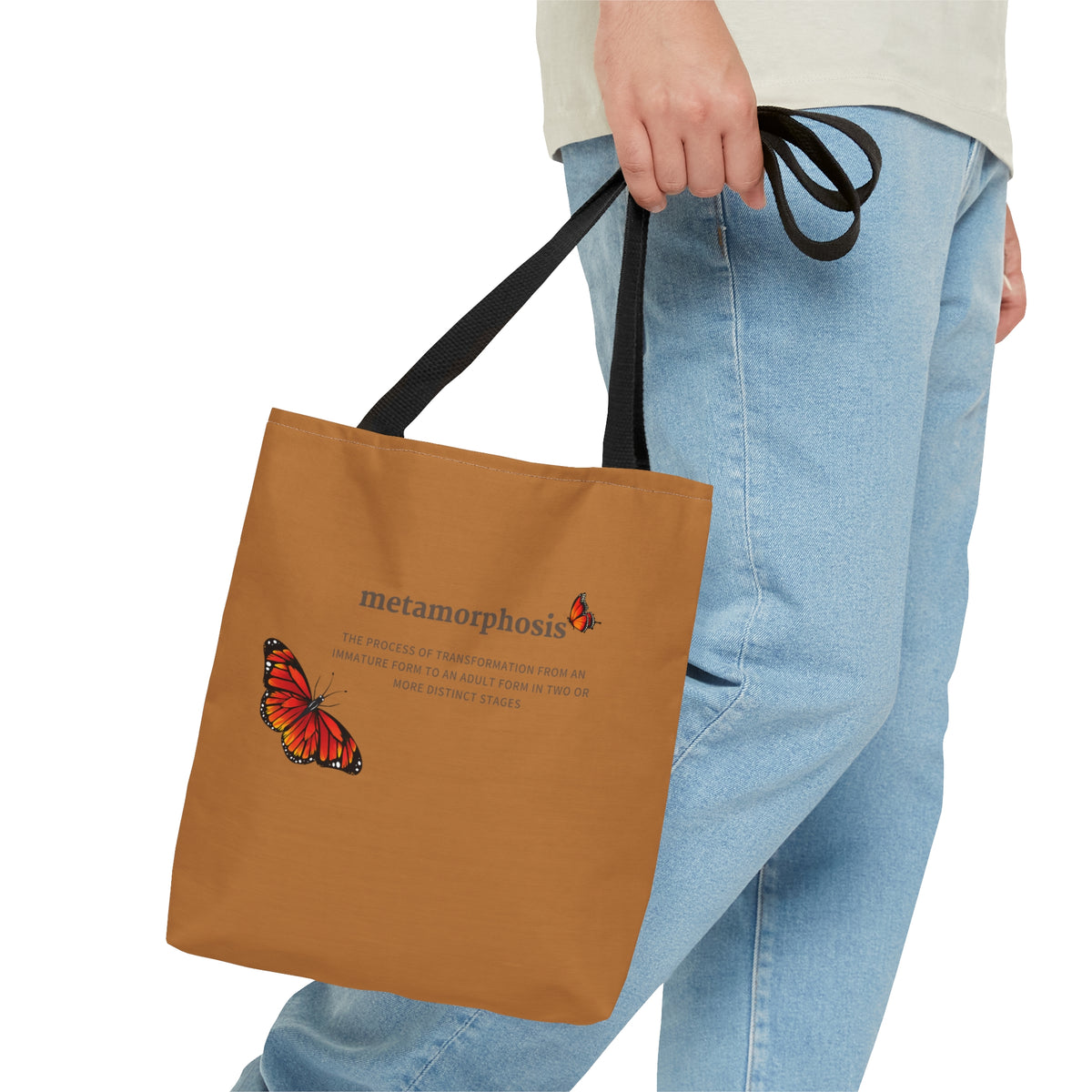 Metamorphosis - Brown Tote Bag
