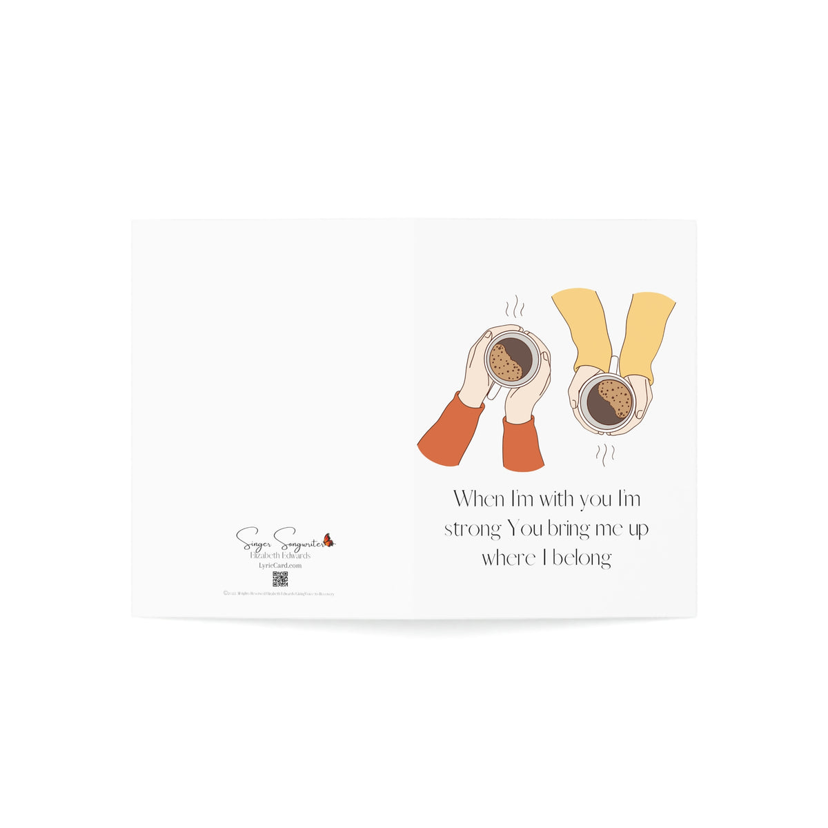 Folded Greeting Cards - Vertical Vertical Fold WHITE greeting card WHITE CARD BIRTHDAY CARD White vertical greeting card white greeting cards folded card