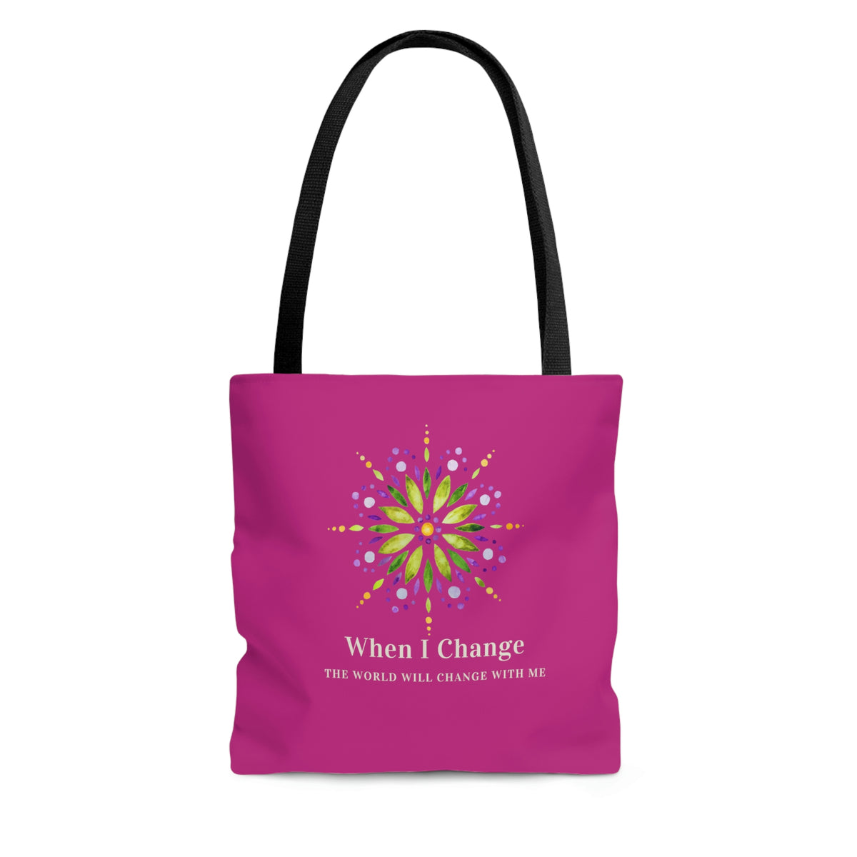 Tote Bag Mandala Bag shoulder Turquoise PINK Mandala Tote Bag Mandala tote bags Mandala PINK Tote Bag Mandala PINK Tote Bag PINK, turquoise mandala in turquoise, PINK mandala handbag PINK mandala