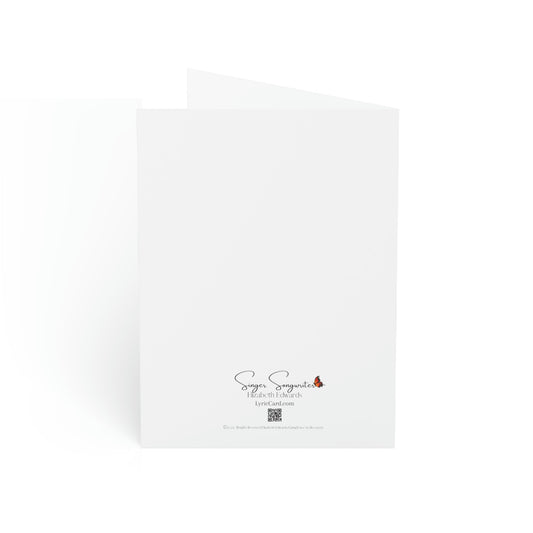 Folded Greeting Cards - Vertical Vertical Fold WHITE greeting card WHITE CARD BIRTHDAY CARD White vertical greeting card white greeting cards folded card