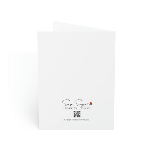 Folded Greeting Cards - Vertical Vertical Fold WHITE INVITATION greeting card WHITE CARD BIRTHDAY CARD WHITE vertical greeting card WHITE greeting cards folded card