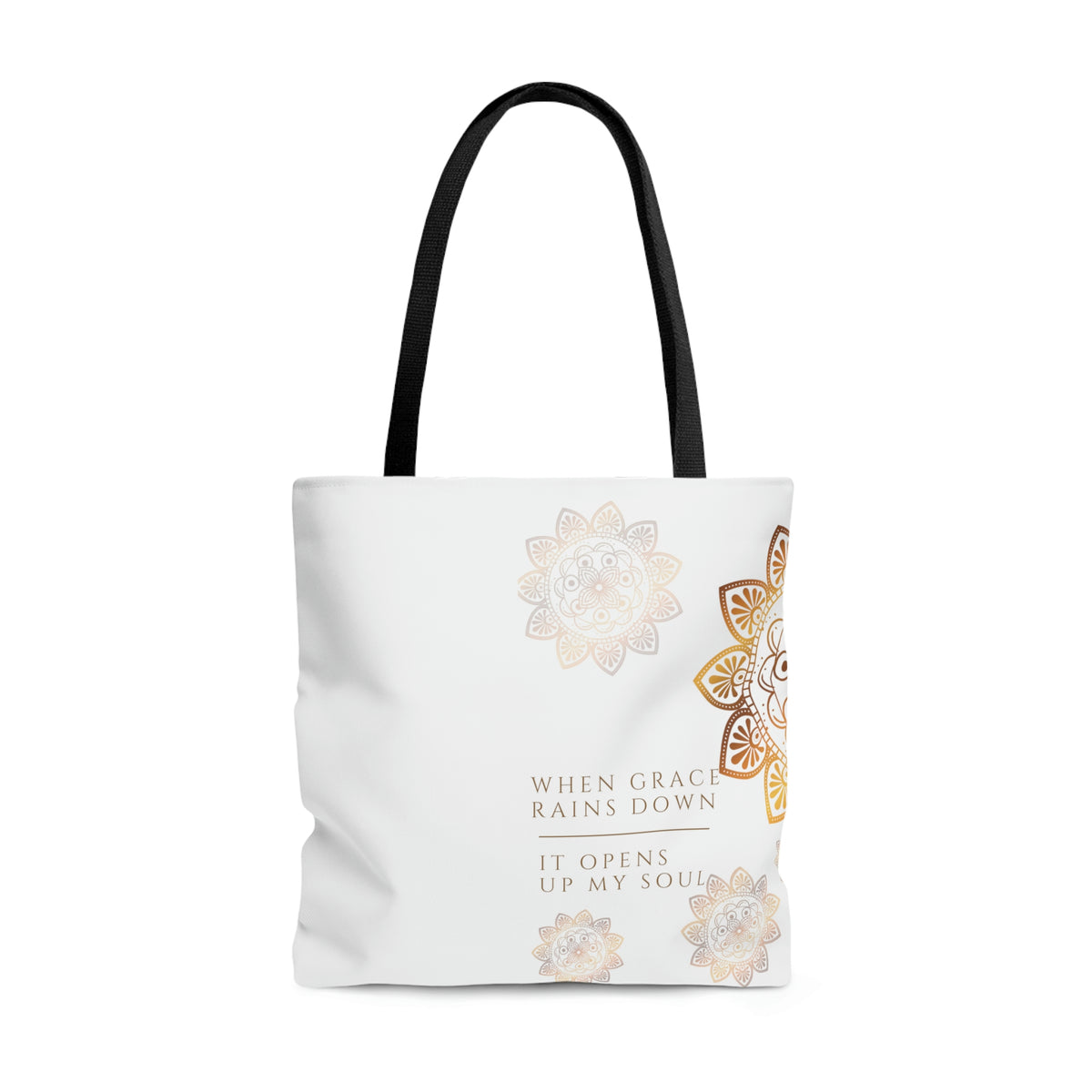 When Grace Rains Mandala - Tote Bag