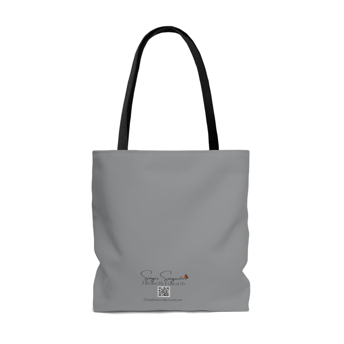 When I'm With You - Gray Hummingbird - Tote Bag