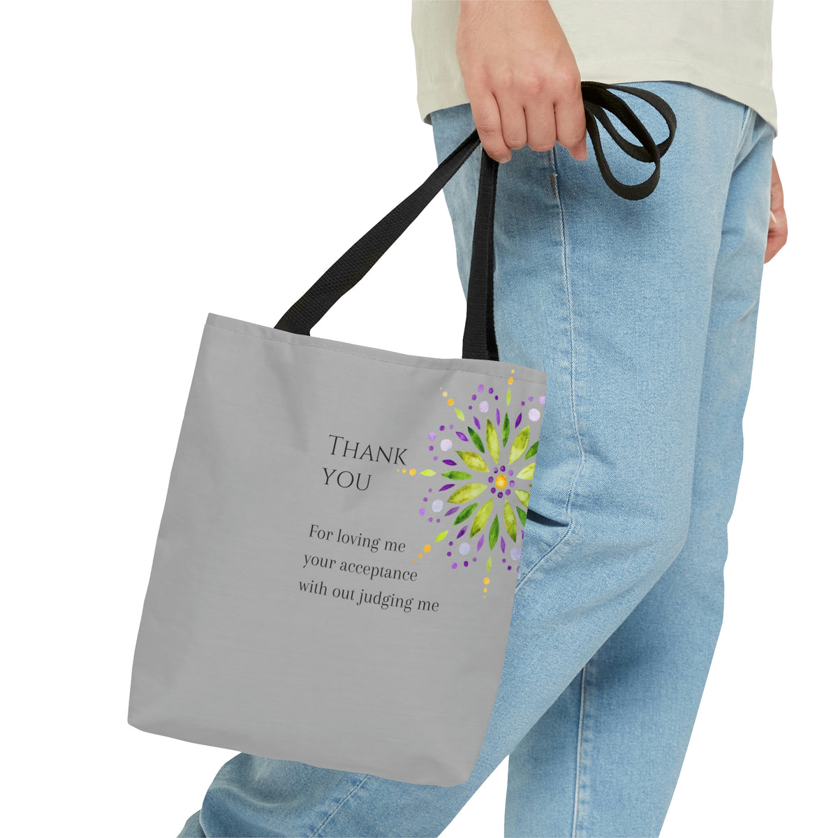 Leather Tote bags canvas MANDALA TOTE BAG, Gray tote bags Tote Bag, Gray Tote bag gray- mandala Totes Mandala tote bags Gray Mandala Tote Bag Gray purse