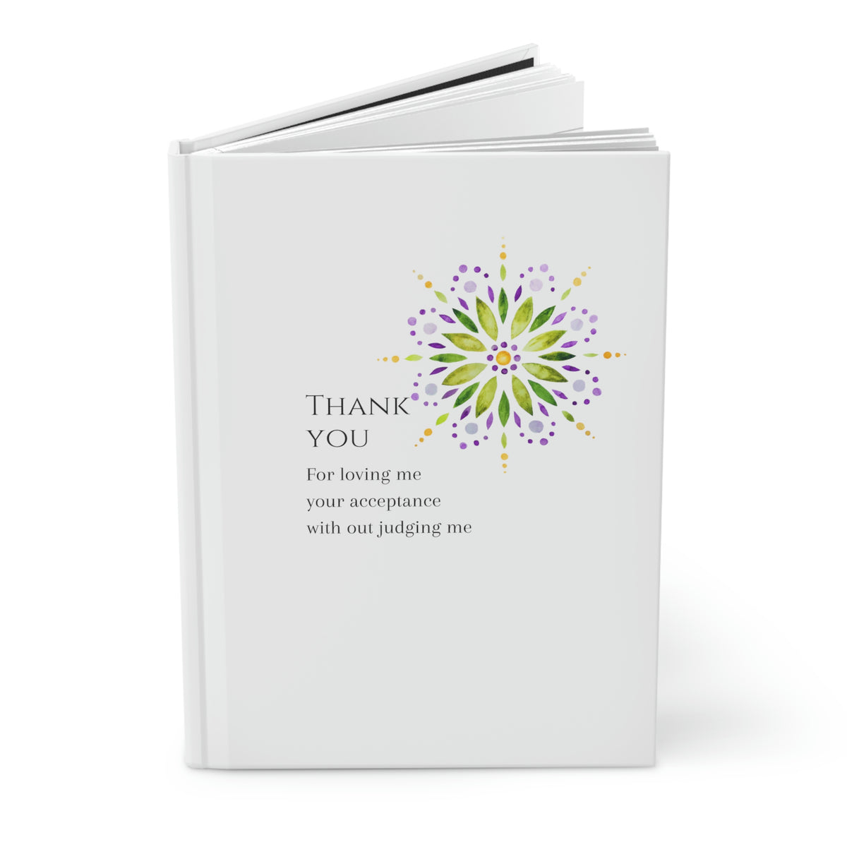 Thank You - Mandala - Hardcover Journal Matte