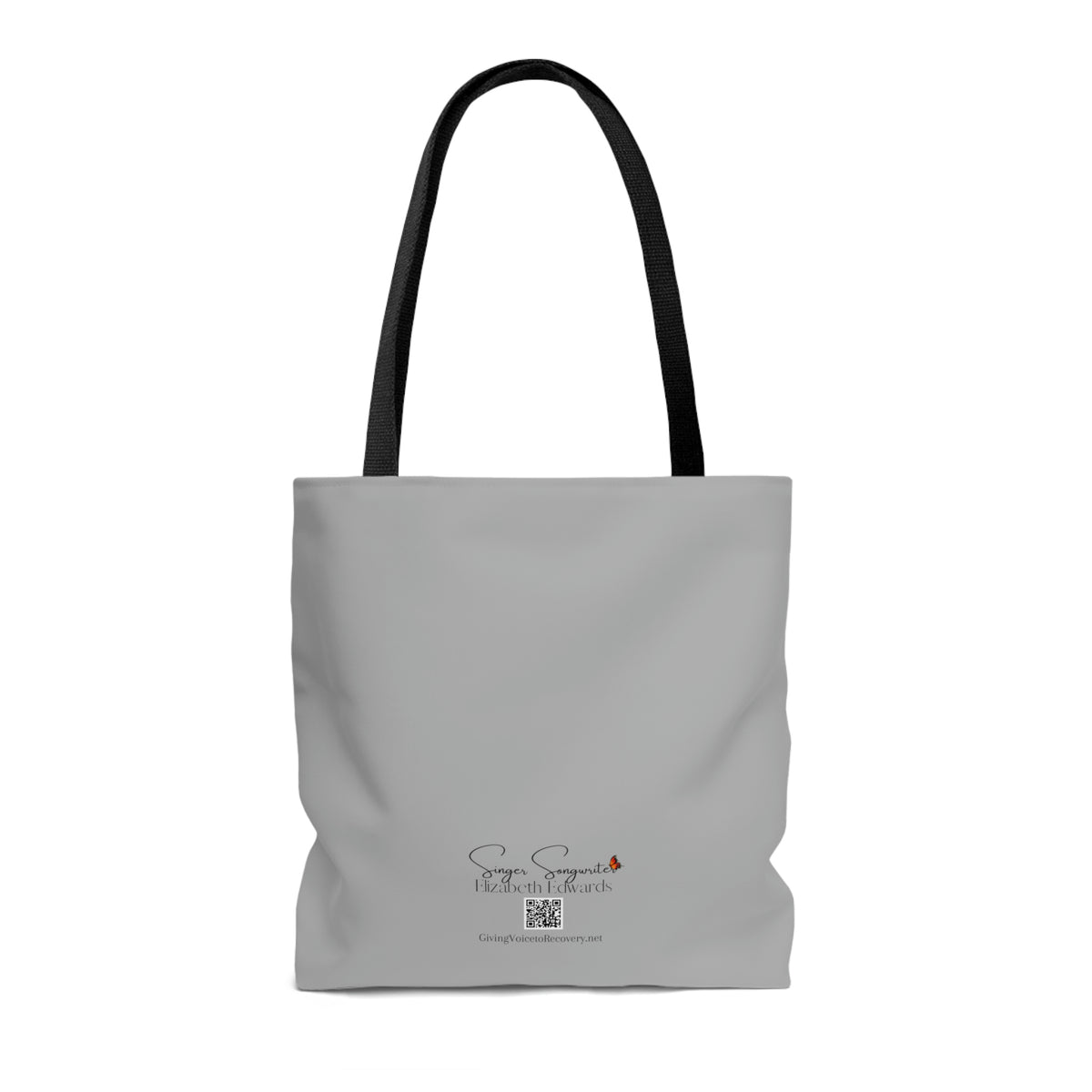 When I Change Butterfly - Gray Tote Bag