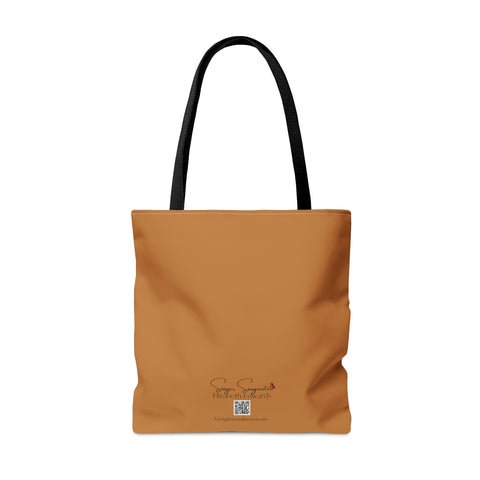 Metamorphosis - Brown Tote Bag