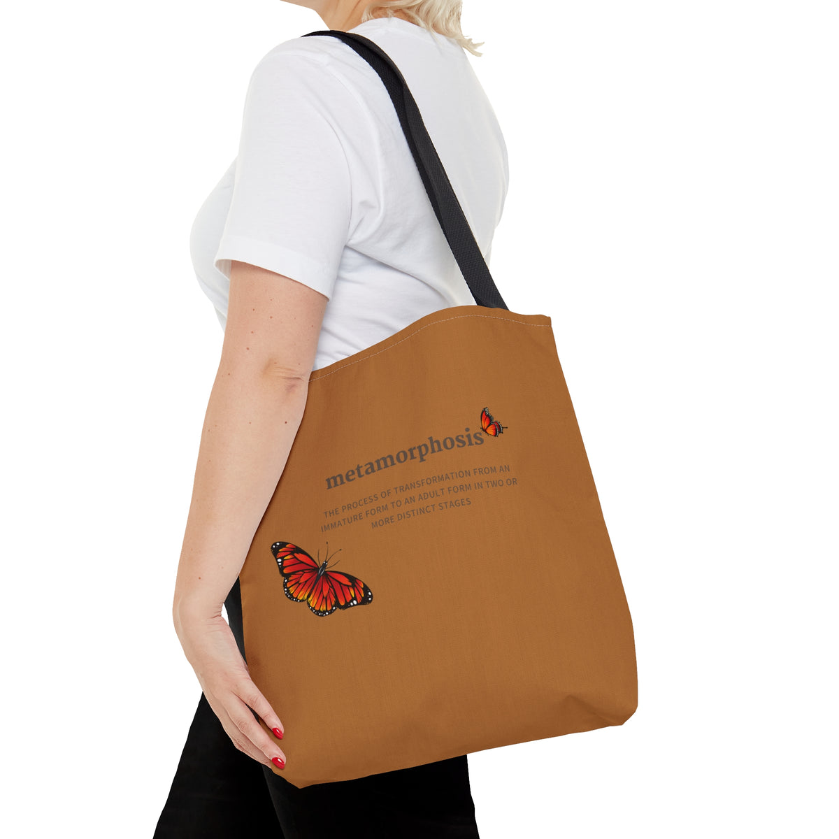 Metamorphosis - Brown Tote Bag