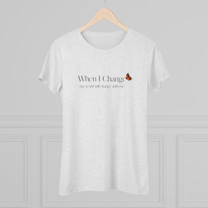 triblend TEE Women's Triblend Tee tri blend 