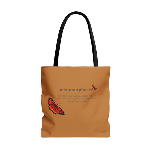 Metamorphosis - Brown Tote Bag