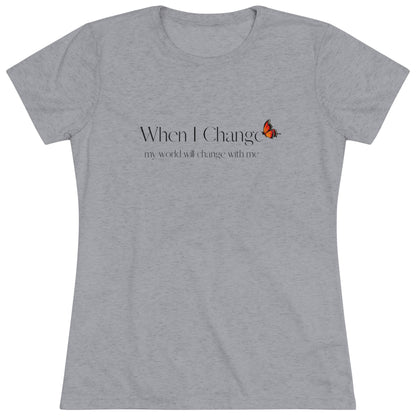 triblend TEE Women's Triblend Tee tri blend 