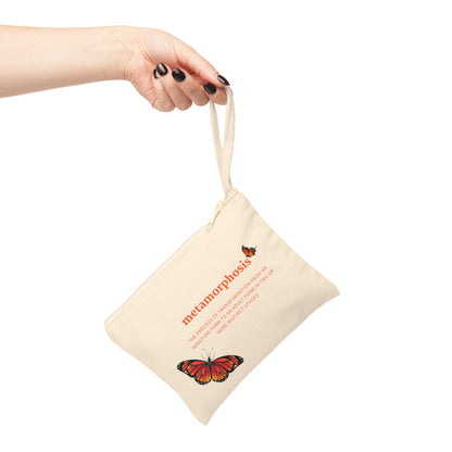 Metamorphosis - Cotton Zipper Pouch