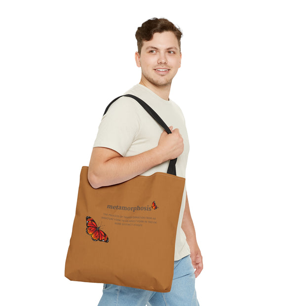 Metamorphosis - Brown Tote Bag