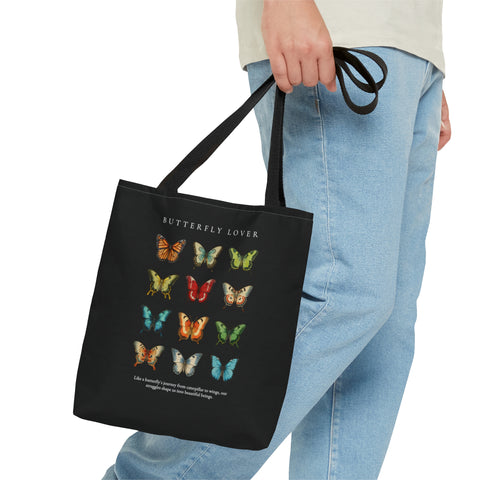 Butterfly Lover  - BlackTote Bag