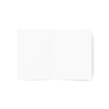 When I'm With You - Hummingbird White - Vertical Folded Greeting Card or Invitation