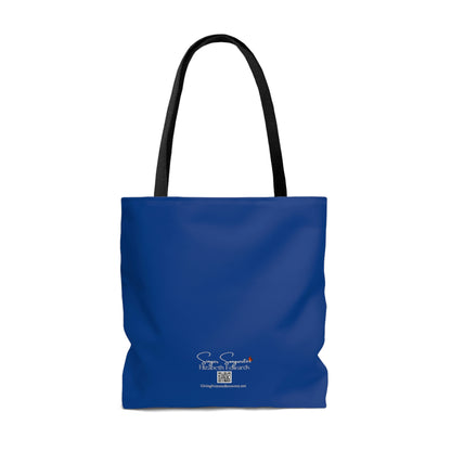 When I'm With You Coffee Cups - Dark Blue Tote Bag