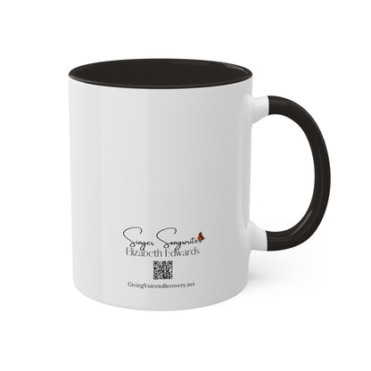 When I Change - Butterfly - Two Toned Colorful Mugs, 11oz in two colors