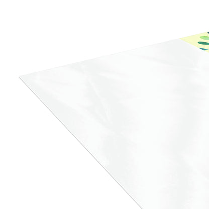 Power to Change - Green Mandala - White Vertical Folded Greeting Card