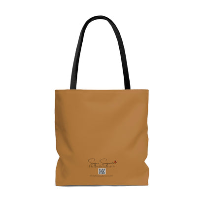 There's A Reason Mandala - Brown Tote Bag