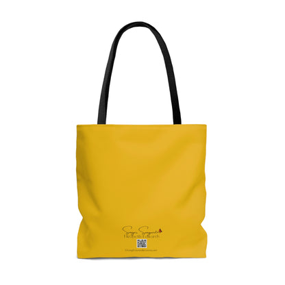 When I'm With You Coffee Cups - Gold Tote Bag