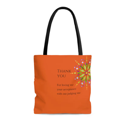 Leather Tote bags canvas MANDALA TOTE BAG, orange  tote bags Tote Bag, Gray Tote bag orange- mandala Totes Mandala tote bags orange Mandala Tote Bag orange purse