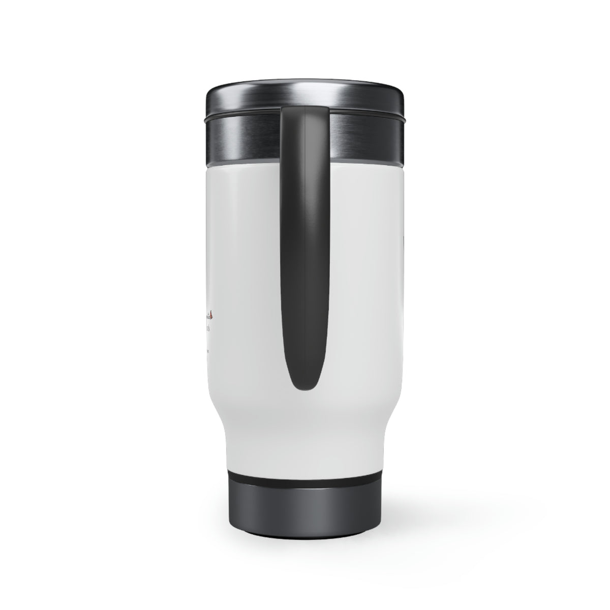 handle, 14oz  stainless MUG stainless steel travel mugs  14 Oz White Stainless Steel Travel Mug  Blue MANDALA Stainless Steel COFFEE  14oz mug