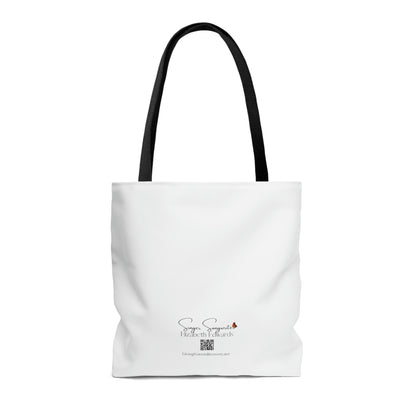 When We Let Go of The Shame - Coffee -  White Tote Bag