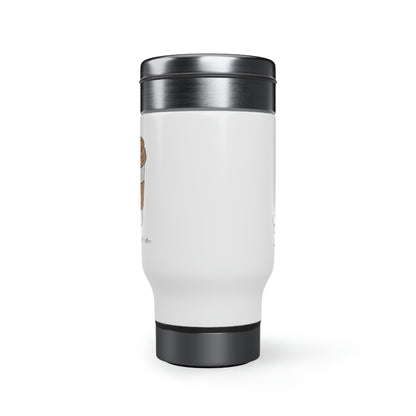 14 oz.mug stainless stainless steel white  14 Oz White Stainless Steel Travel Mug  stainless steel travel mug. Stainless Steel White Travel Mugs