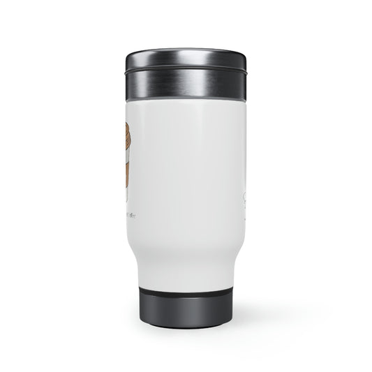 14 oz.mug stainless stainless steel white  14 Oz White Stainless Steel Travel Mug  stainless steel travel mug. Stainless Steel White Travel Mugs