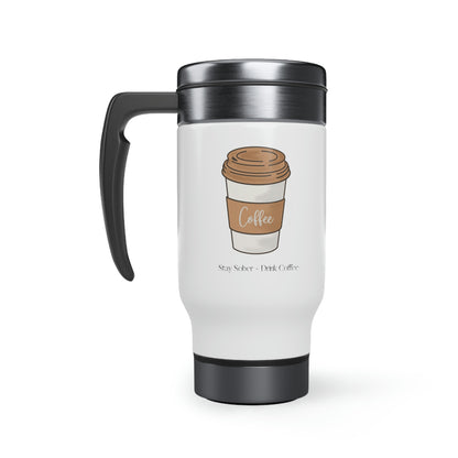 14 oz.mug stainless stainless steel white  14 Oz White Stainless Steel Travel Mug  stainless steel travel mug. Stainless Steel White Travel Mugs