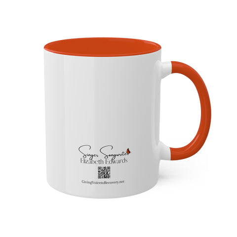 When I Change - Butterfly - Two Toned Colorful Mugs, 11oz in two colors