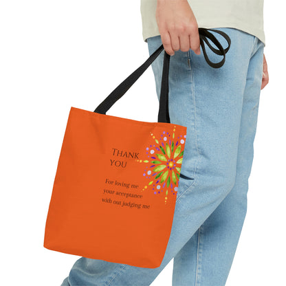 Leather Tote bags canvas MANDALA TOTE BAG, orange  tote bags Tote Bag, Gray Tote bag orange- mandala Totes Mandala tote bags orange Mandala Tote Bag orange purse