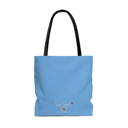 When I Change Mandala - Blue Tote Bag