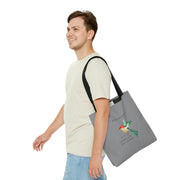 When I'm With You - Gray Hummingbird - Tote Bag