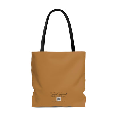 When I'm With You Coffee Cups - Light Brown Tote Bag
