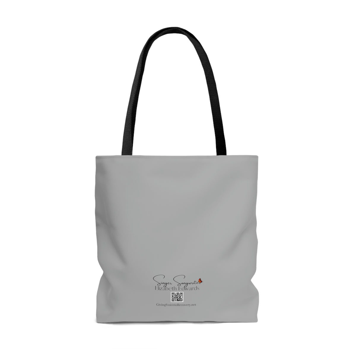 When I Change Butterfly - Gray Tote Bag