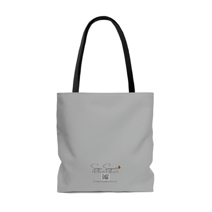 When I Change Butterfly - Gray Tote Bag