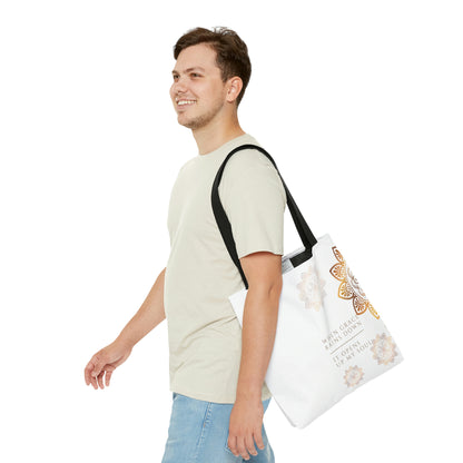 When Grace Rains Mandala - Tote Bag