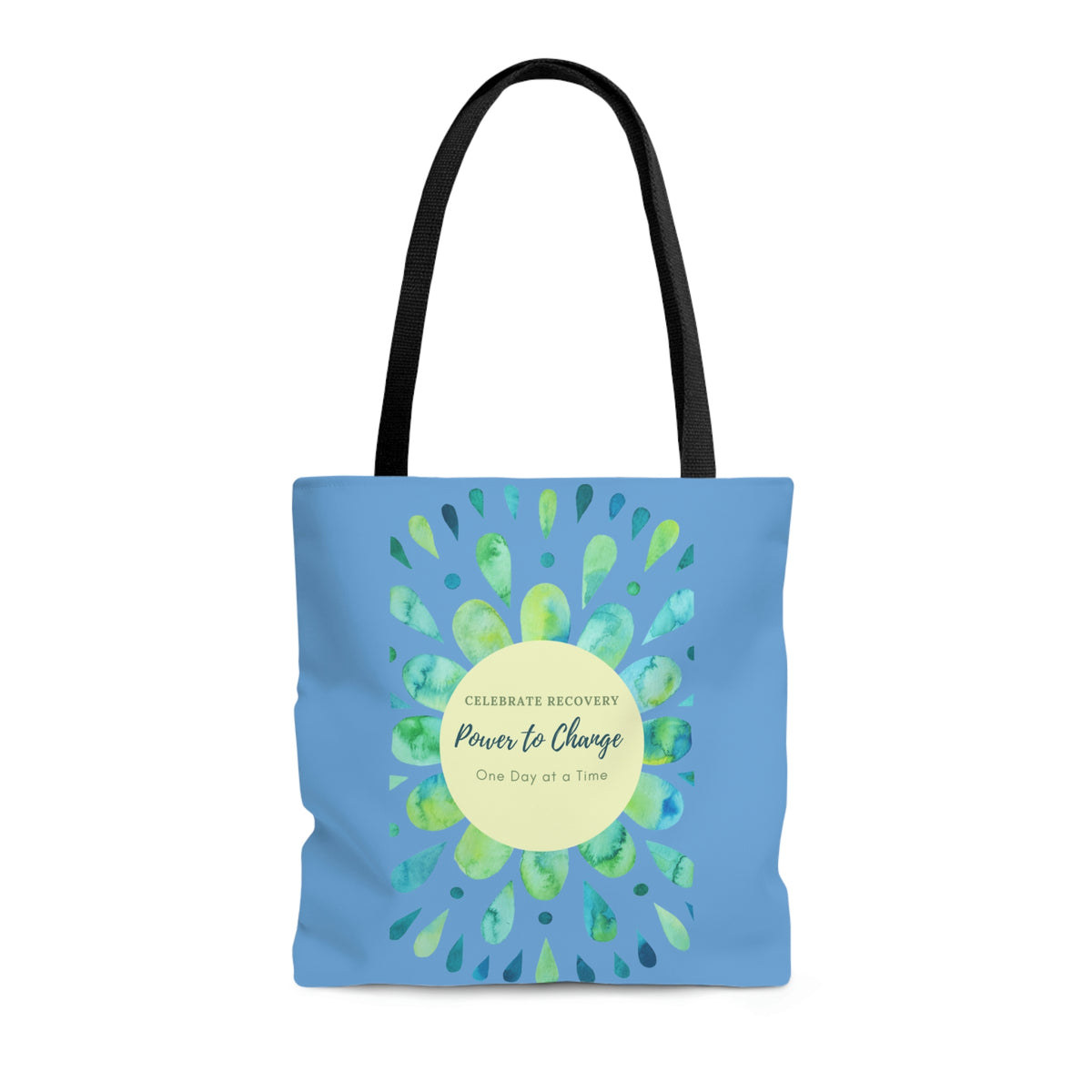 Power to Change Mandala -  Blue Tote Bag
