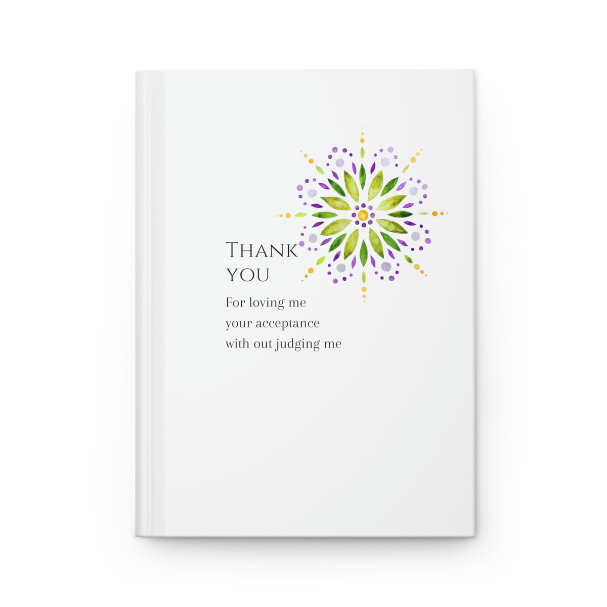 Thank You - Mandala - Hardcover Journal Matte