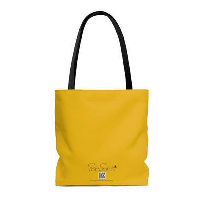 When I'm With You Coffee Cups - Gold Tote Bag