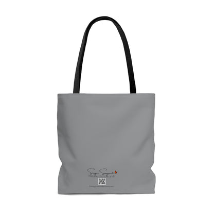 When I'm With You - Gray Hummingbird - Tote Bag