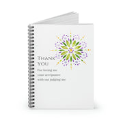 Thank You - Mandala - Spiral Notebook - Ruled Line
