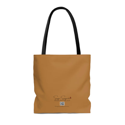 When Grace Rains Coffee Cup - Brown Tote Bag