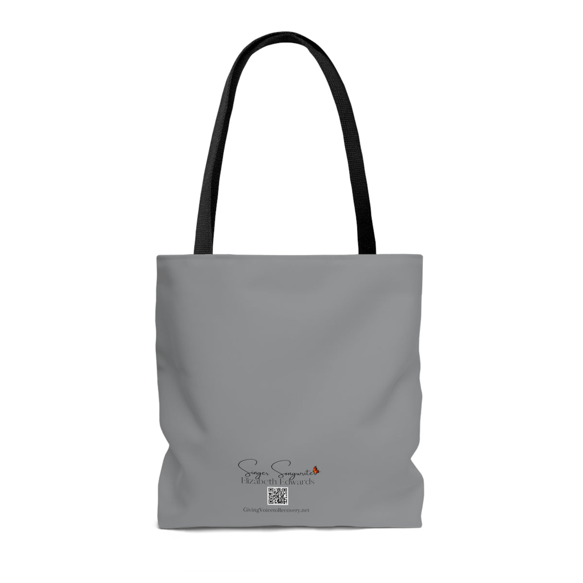 When I'm With You - Gray Hummingbird - Tote Bag