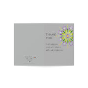 Folded grey greeting card grey birthday card folding vertical greeting card Folded Greeting Cards.