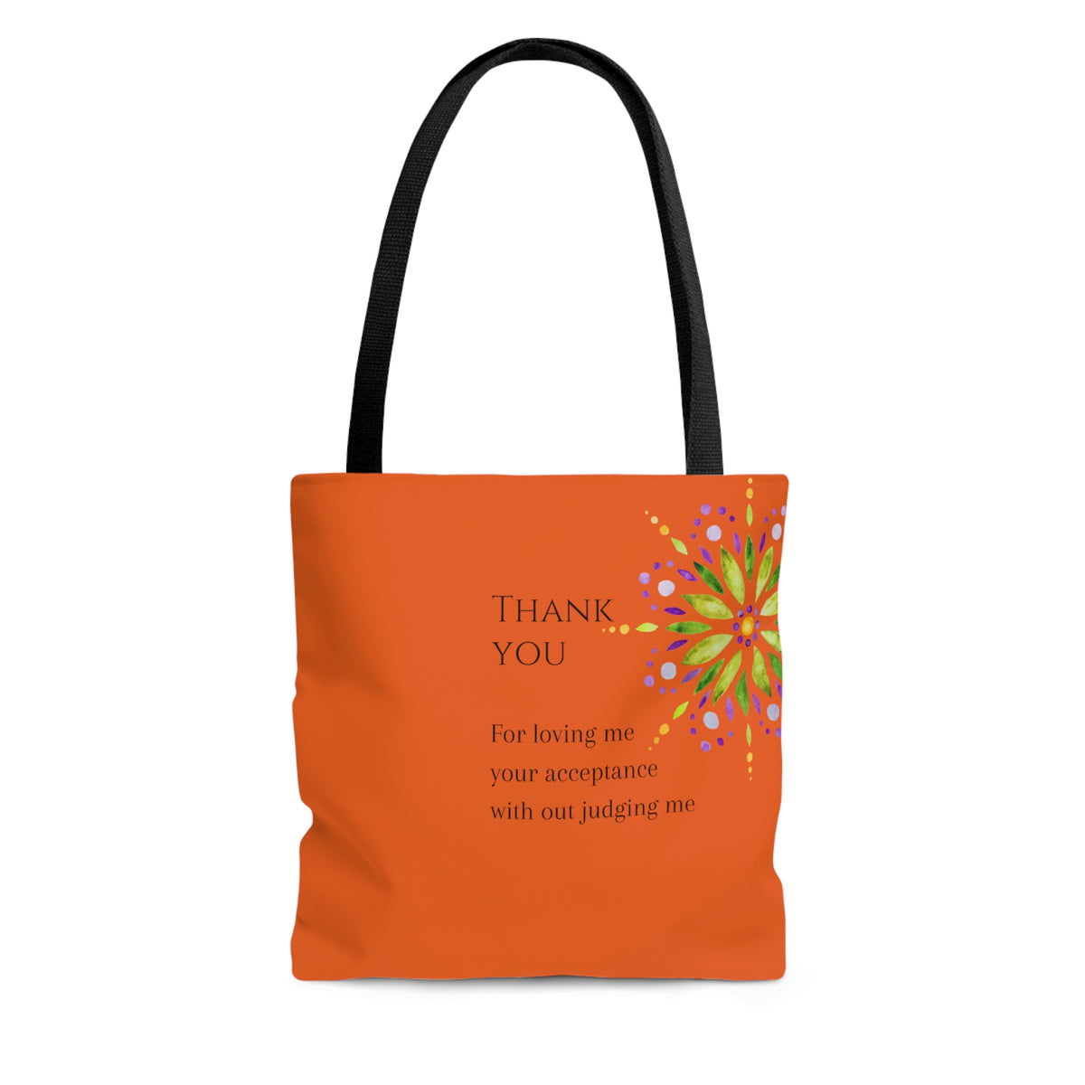Leather Tote bags canvas MANDALA TOTE BAG, orange  tote bags Tote Bag, Gray Tote bag orange- mandala Totes Mandala tote bags orange Mandala Tote Bag orange purse