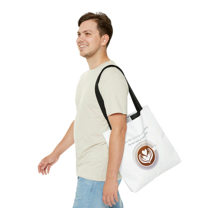 When We Let Go of The Shame - Coffee -  White Tote Bag