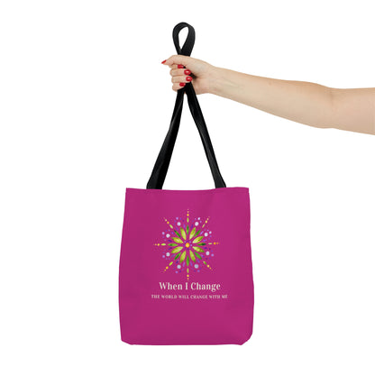 Tote Bag Mandala Bag shoulder Turquoise PINK Mandala Tote Bag  Mandala tote bags Mandala PINK Tote Bag Mandala PINK  Tote Bag PINK, turquoise mandala in turquoise, PINK mandala handbag PINK mandala