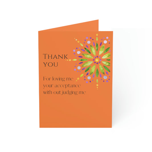 Folded orange greeting cards orange birthday cards folding vertical greeting cards Folded Greeting Cards.